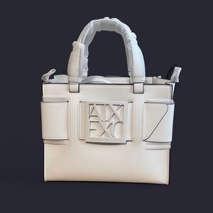 White Armani Exchange purse